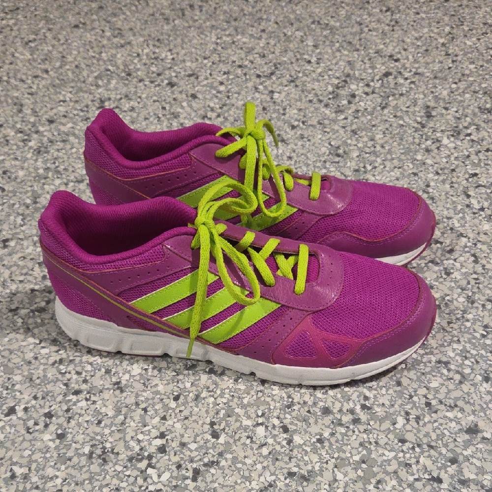 NWOT Adidas Purple and Green Sneakers